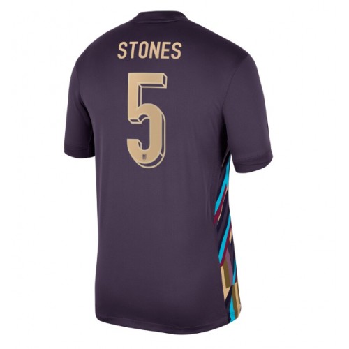 Fotbalové Dres Anglie John Stones #5 Venkovní ME 2024 Krátký Rukáv